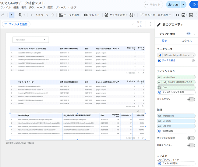 図22．サーチコンソールのテーブルに「[fx]_LPのパス（第2階層以下の表記）」を追加．